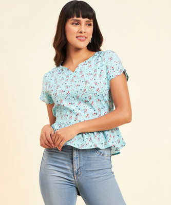 Neesh Casual Printed Women Multicolor Top