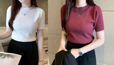 karan gupta Casual Striped Women Multicolor Top