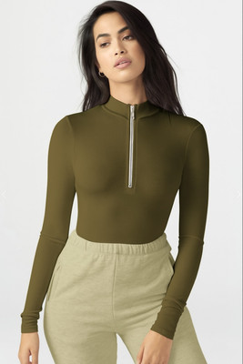 TRENDY ERA Casual Solid Women Grey Top