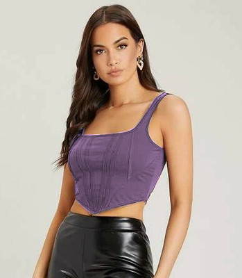NiloBerry Party Solid Women Multicolor Top
