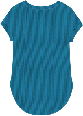 jovo Casual Solid Women Light Blue Top