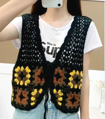 Classye Creation Casual Solid Women Black Top