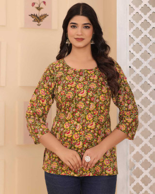 SMT Casual Printed Women Multicolor Top