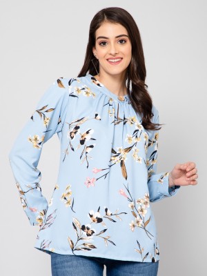 CANTABIL Casual Printed Women Blue Top