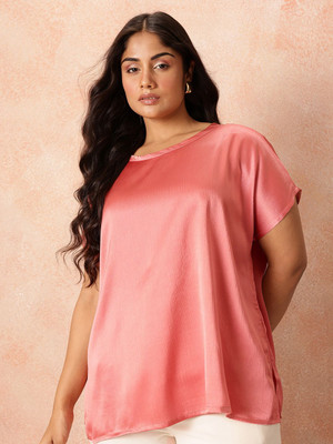 all about you Casual Solid Women White Top