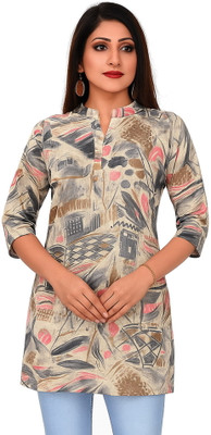 Meher Impex Casual Printed Women Multicolor Top