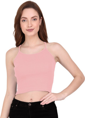 THE BLAZZE Casual Solid Women Purple Top