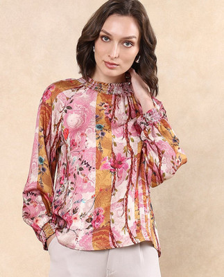 RAREISM Party Floral Print Women Multicolor Top