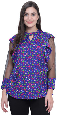 Nature Craft Party Printed Women Multicolor Top