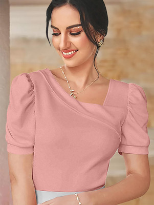 Dream Beauty Fashion Casual Solid Women Pink Top