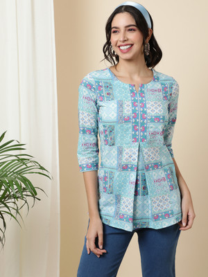 Gulmohar Jaipur Casual Printed Women Multicolor Top