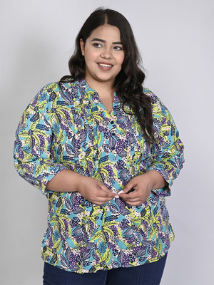 9 impression Casual Printed Women Multicolor Top