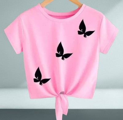 Oliaz Casual Printed Women Pink Top