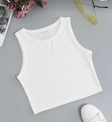 Mimmy Kids Casual Printed Women White Top
