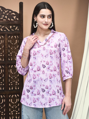 SHREE - SHE IS SPECIAL Casual Printed Women Multicolor Top