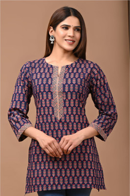 craftwell studio Casual Self Design Women Purple Top
