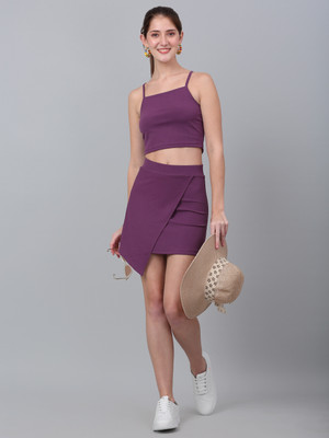 gvv Top Skirt Co-ords Set