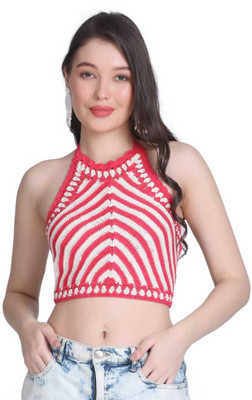 NYCRA Casual Self Design Women Red Top