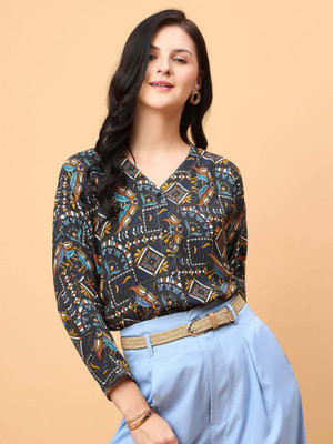 Neesh Casual Printed Women Multicolor Top