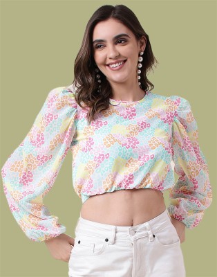 Selvia Casual Printed Women Multicolor Top