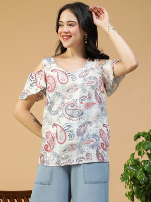 OXOLLOXO Casual Solid Women Multicolor Top