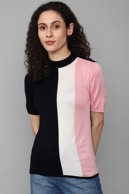 Allen Solly Casual Color Block Women Multicolor Top