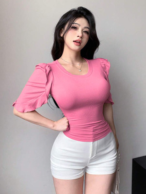 veshh Party Self Design Women Pink Top