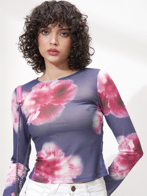 Tokyo Talkies Casual Printed Women Multicolor Top