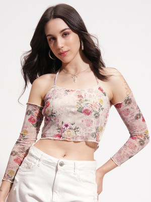 Tokyo Talkies Casual Printed Women Multicolor Top