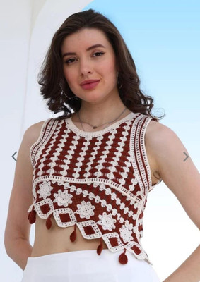 Classye Creation Casual Solid Women Maroon, White Top