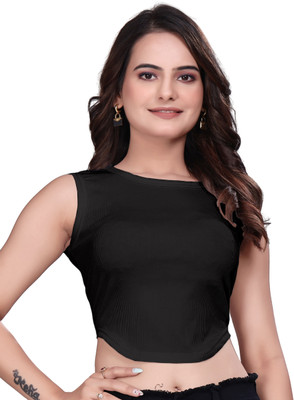 Dholakiya Empire Vibe LLP Casual Solid Women Black Top