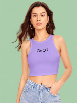 Tabadtod Casual Printed Women Purple Top