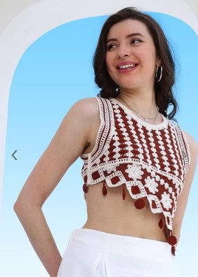 Laxmi Empire Casual Solid Women Maroon, White Top