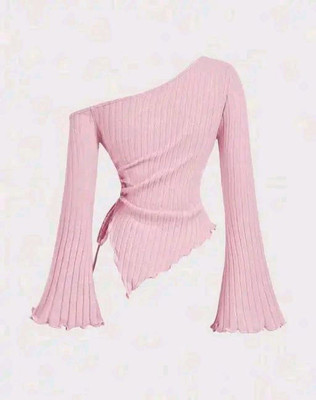 SUKARMI Casual Self Design Women Pink Top