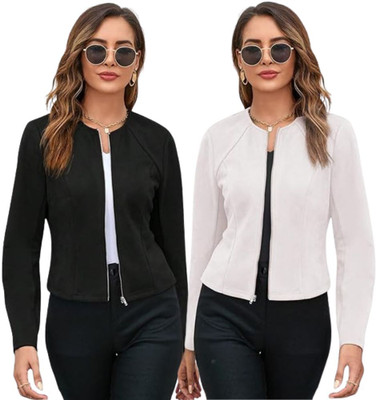 Leriya Fashion Full Sleeve Solid Women Jacket