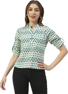 moomaya Casual Solid Women White Top