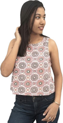 USK COLLECTIONS Casual Floral Print Women Multicolor Top