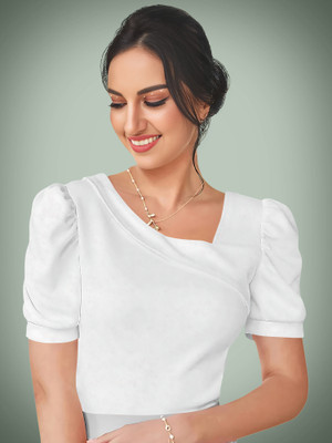 Kashonaa Casual Self Design Women White Top