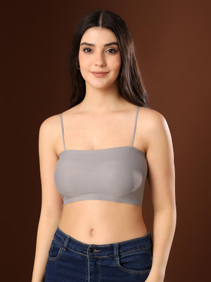 Paavki Casual Solid Women Grey Top