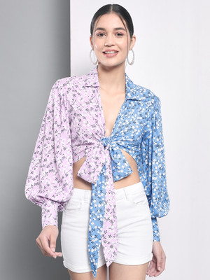 METRONAUT Casual Floral Print Women Multicolor Top