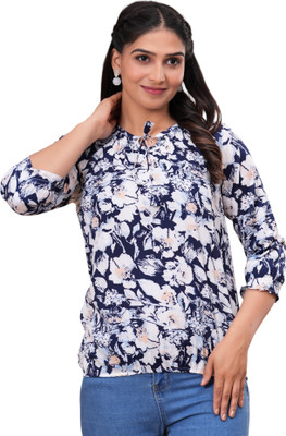 TRUSTED ENTERPRISES Casual Printed Women Multicolor Top