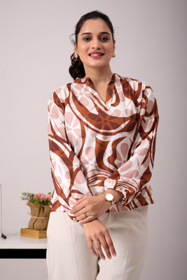 KALEE Casual Printed Women Multicolor Top