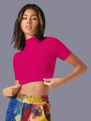 NAVYANKAA Casual Solid Women Pink Top