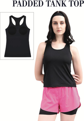 EVELVIE Casual Solid, Self Design Women Dark Blue Top