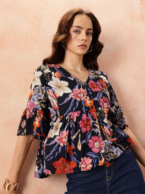 all about you Casual Solid Women Pink Top