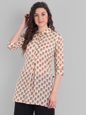 githaan Casual Printed Women White Top