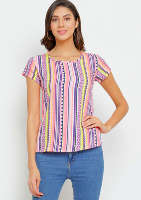 TANDUL Casual Printed Women Multicolor Top