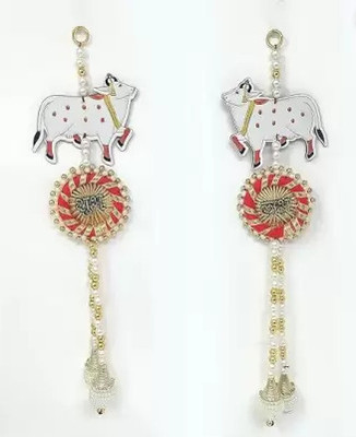 SellPlus Shubh labh Decorative Designer Handcrafted 2 Piece Door Hanging Toran Toran(Handmade)