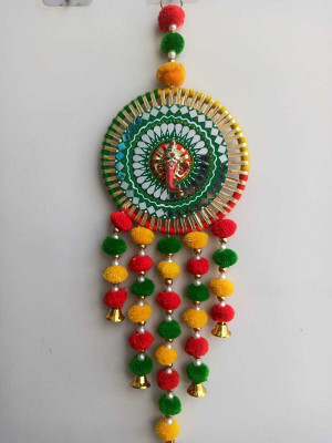 OQVIT CREATION Shubh Labh Door Hanging/Side Door Toran for Diwali Decoration Toran(Plastic)