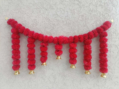 UD HUB Toran Hanging, Marigold Flowers, bandarwal, Wall, Diwali Decoration items Toran(plastic)